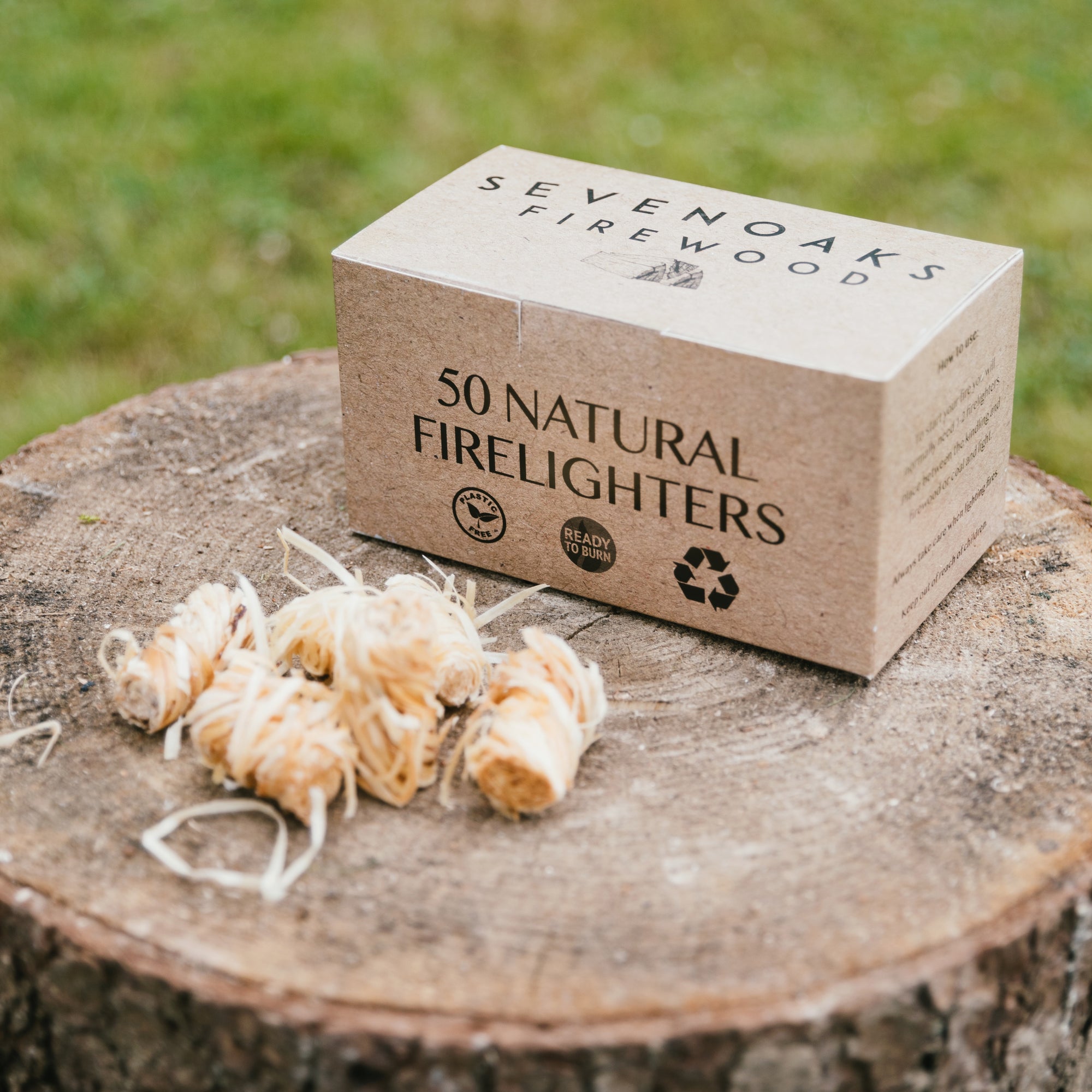 Natural Wood wool Firelighters! What's not to love?