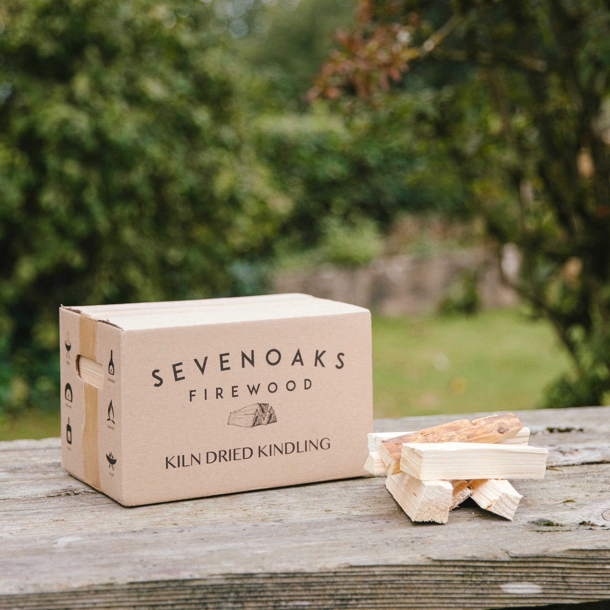 sevenoaks firewood kiln dried kindling box